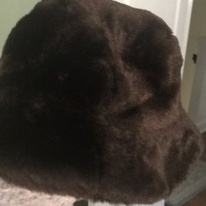 Nine West brown fur hats